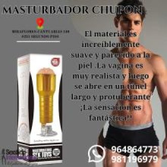 MASTURBADOR MASCULINO CHUPON-REALISTICO Y SUAVE - SEXSHOP LIMA 971890151